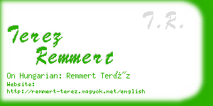 terez remmert business card
